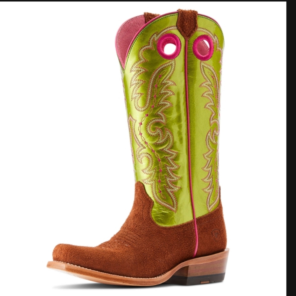 Ariat Women's Green and Brown Western Boots